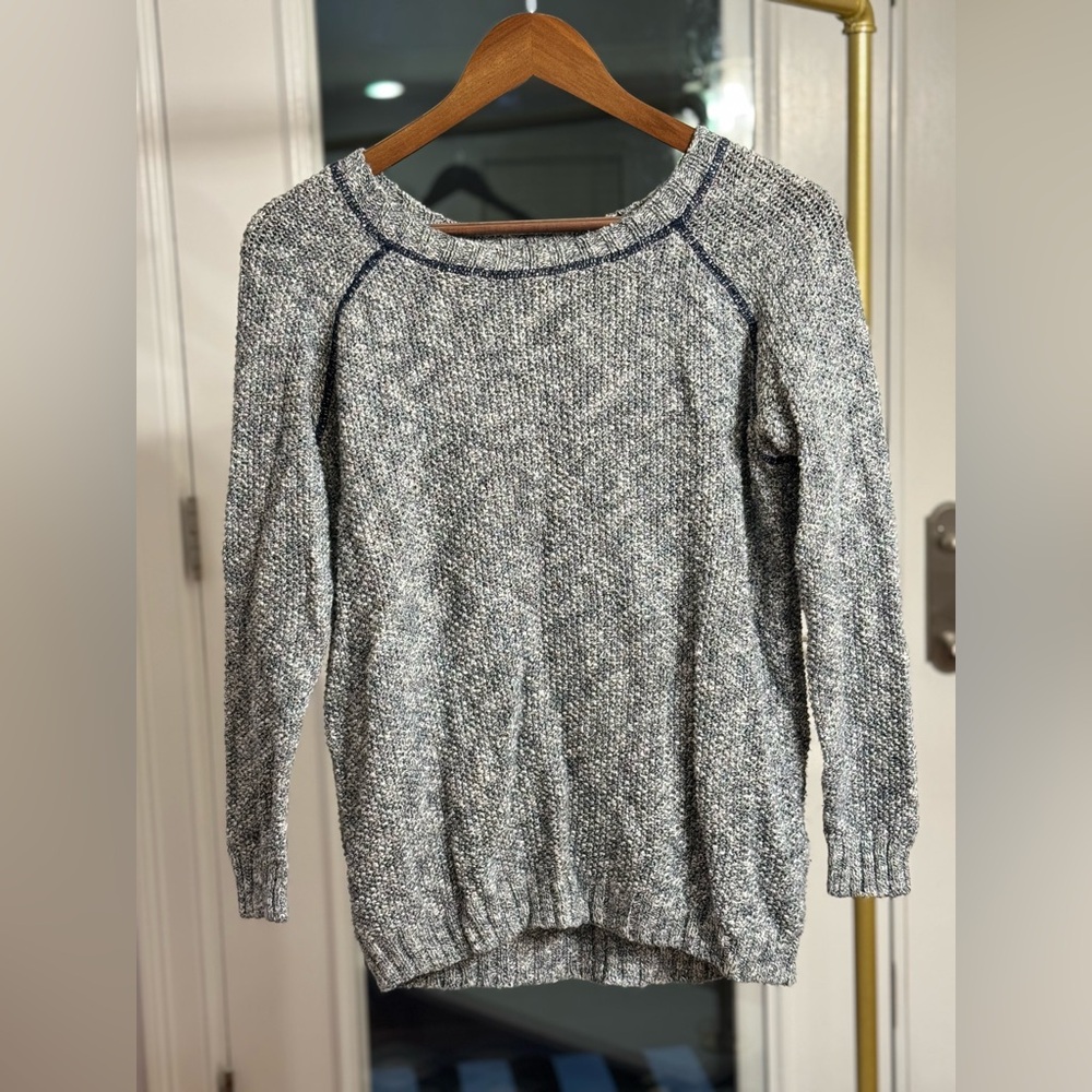 SONOMA • Women's Heathered Gray Crew Neck Sweater